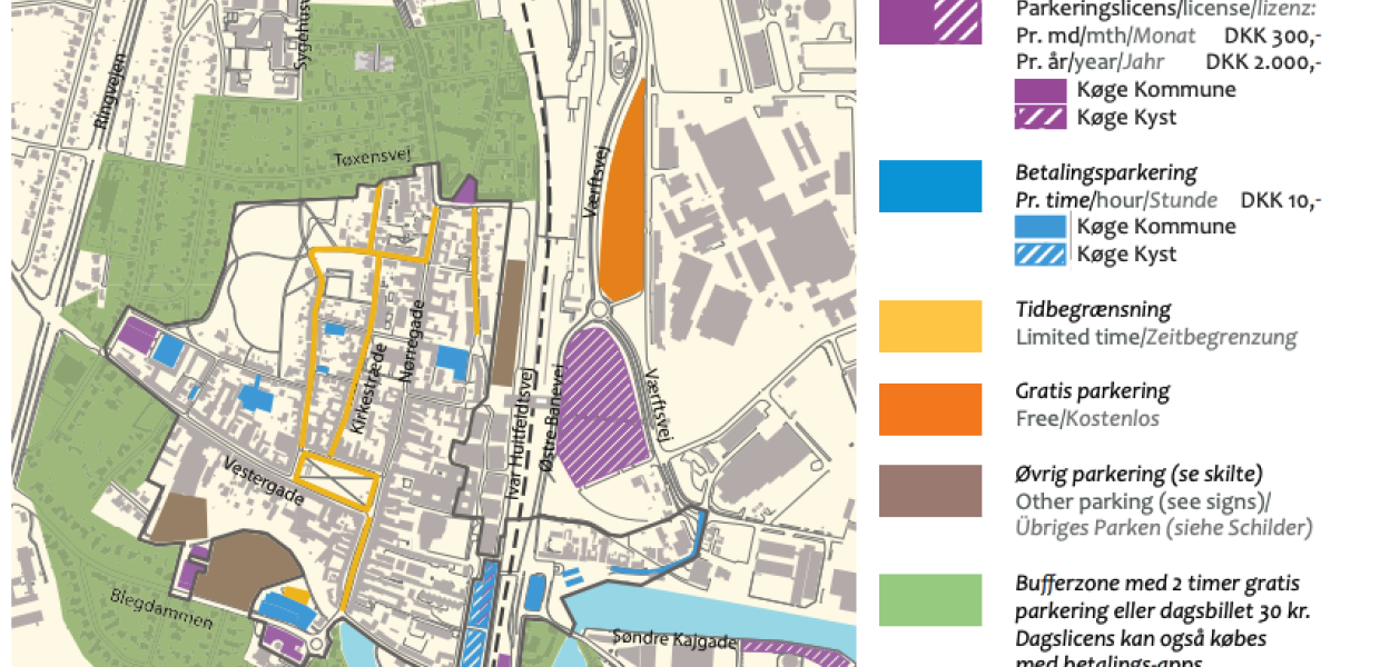 Parkeringskort Køge 2025