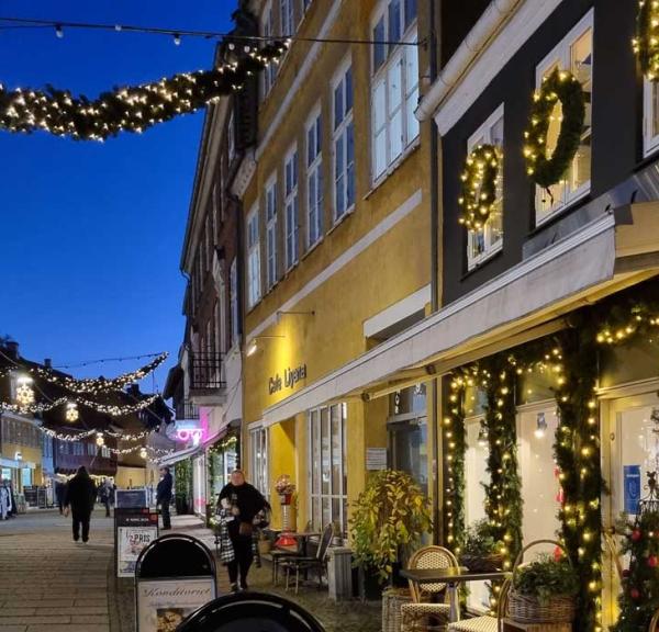 Julebelysning i Køges gågade