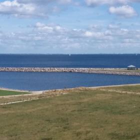 Udsigtsvolden på Køge Marina