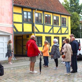 byvandring kirkestræde sommer køge midtby