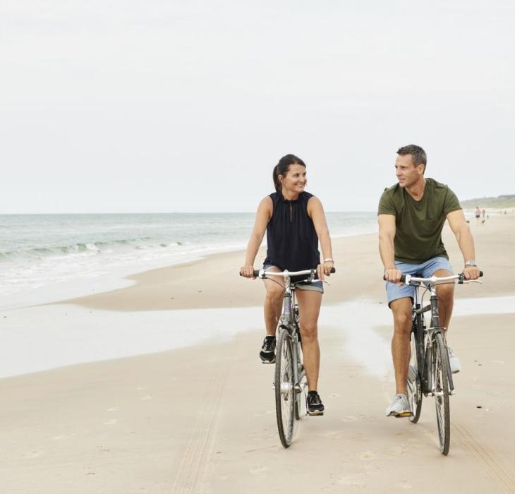 Cykeltur på Stranden i Hirtshals